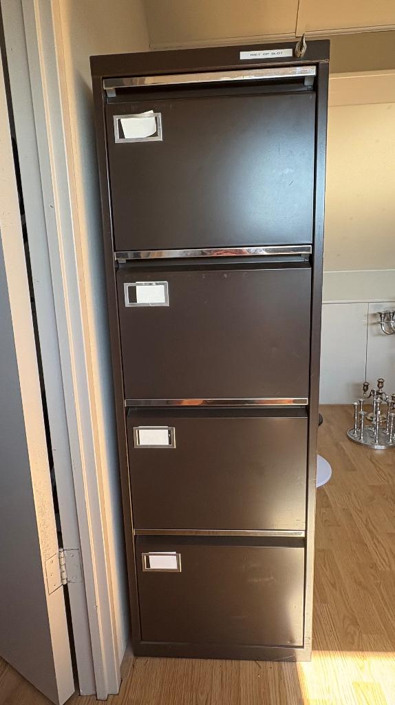 Stalen archiefkast, Ophalen, Gebruikt, 50 tot 100 cm, Metaal