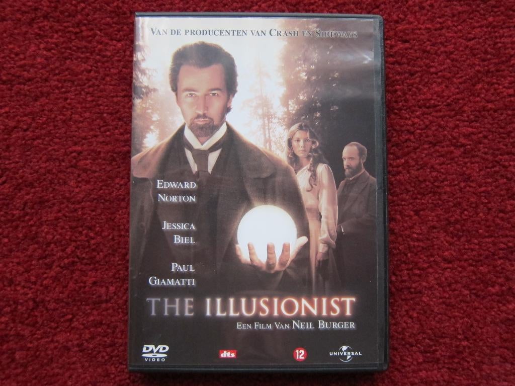 DVD, The Illusionist, Edward Norton, Paul Giamatti, Cd's en Dvd's, Alle leeftijden, Verzenden, Zo goed als nieuw