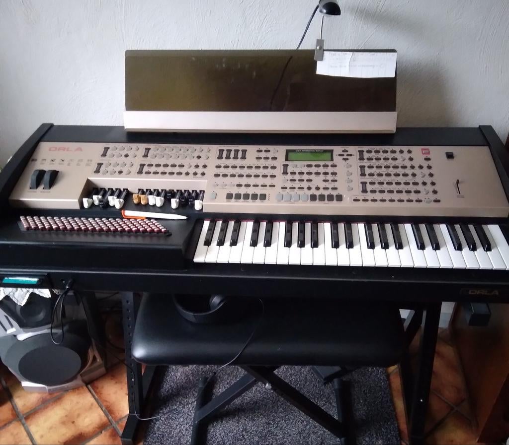 Accordeon Keybord, Ophalen of Verzenden, Gebruikt, 1 klavier, Orgel