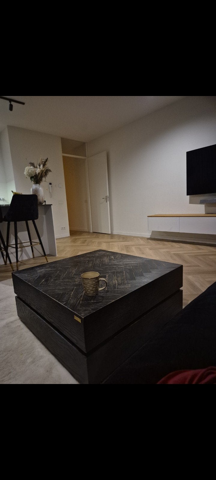 Richmond Blackbone salontafel - opknapper, Ophalen of Verzenden, Gebruikt, Vierkant, Overige houtsoorten