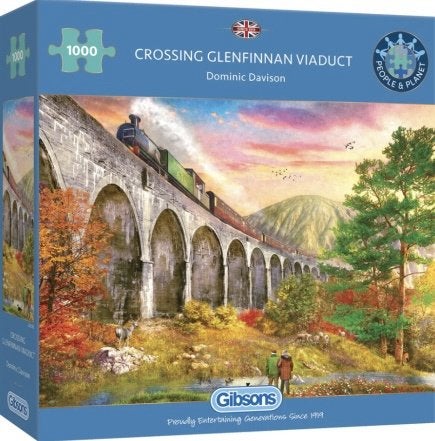Gibsons - Crossing Glenfinnan Viaduct - 1000 stukjes, Hobby en Vrije tijd, Denksport en Puzzels, Ophalen of Verzenden, 500 t/m 1500 stukjes