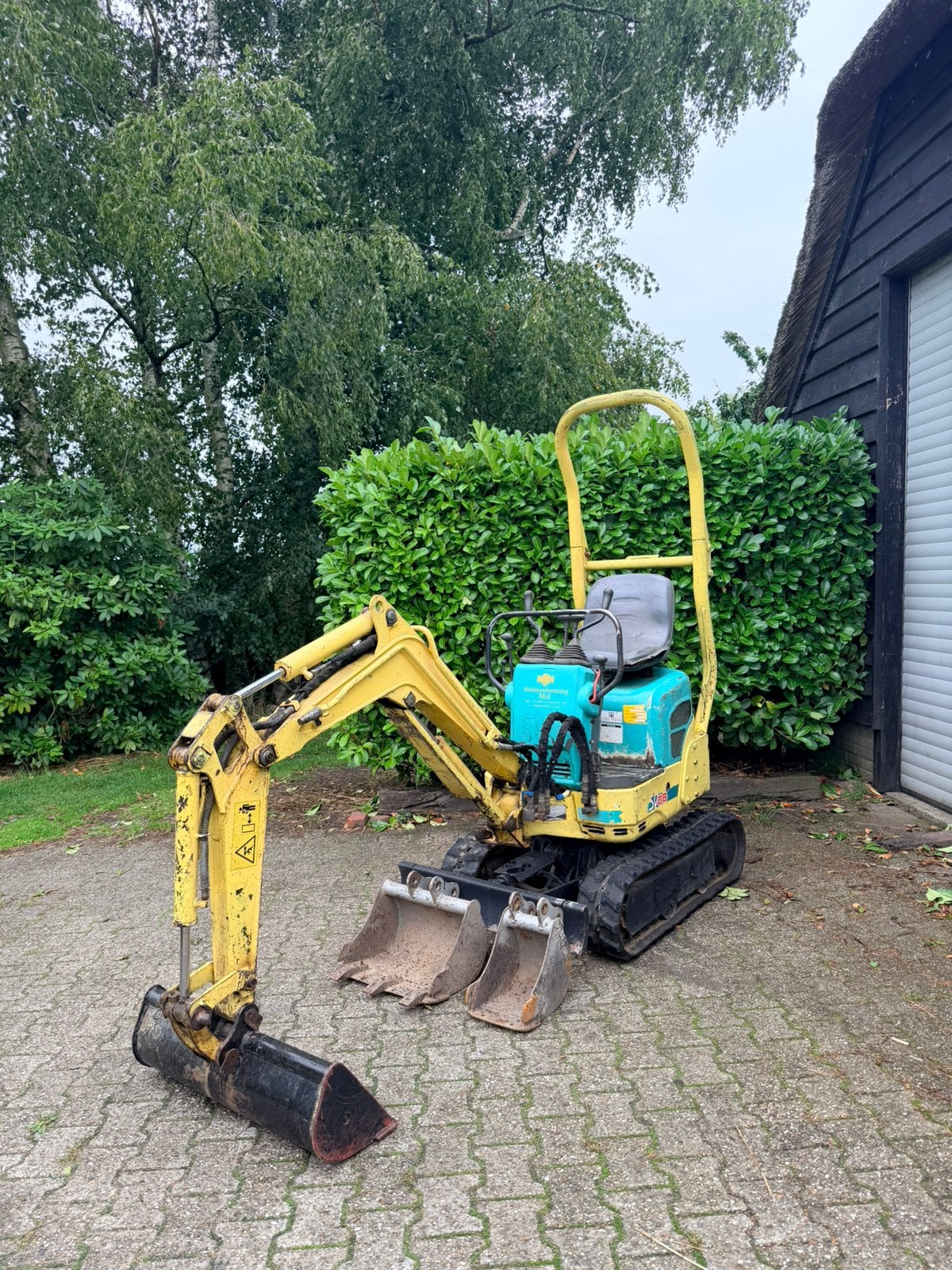 Yanmar sv08 mini graafmachine 1 ton marg kraan geen btw, Zakelijke goederen, Machines en Bouw | Kranen en Graafmachines, Ophalen