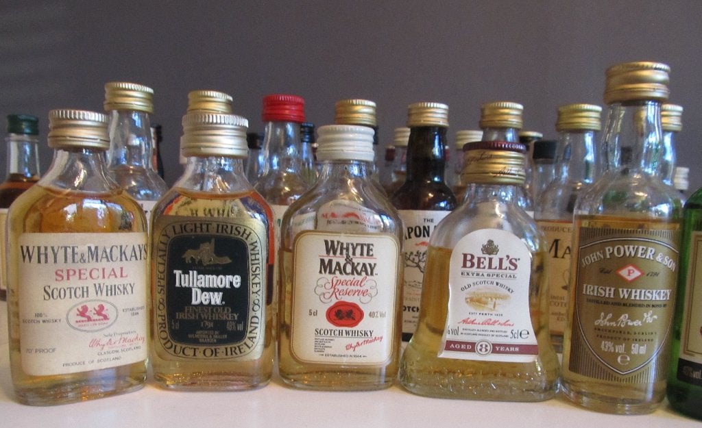 whisky miniatuur flesjes, Ophalen of Verzenden