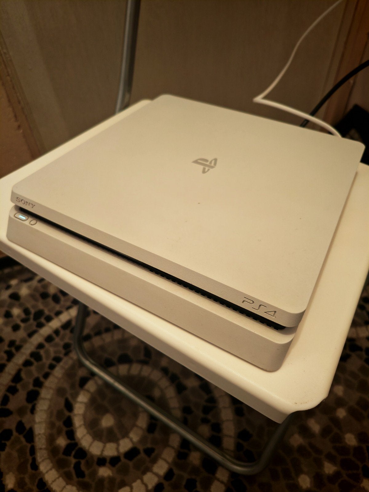 PS4 Slim Firmware 11.00, Ophalen, 500 GB, Zo goed als nieuw, Met 1 controller