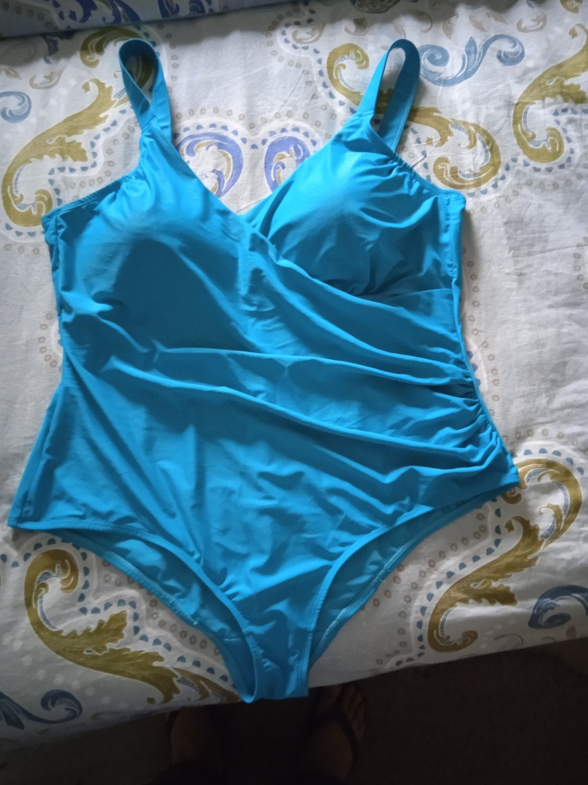 Turquoise badpak mt 50 (nieuw), Overige kleuren, Nieuw, Badpak, Ophalen of Verzenden