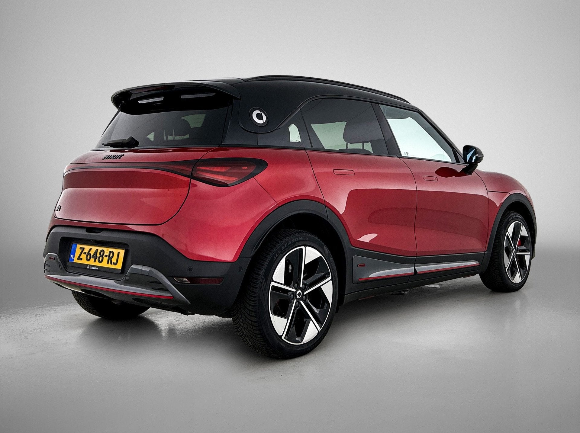 Smart #1 BRABUS 66 kWh | 429 pk | Panoramadak | Warmtepomp |, Auto's, 12 maanden, Gebruikt, Zwart, 180 min