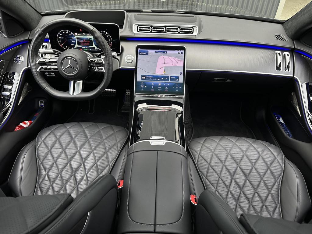 Mercedes-Benz S-klasse 580e 4MATIC Lang AMG Line 510pk | Pan, Stof, Gebruikt, 510 pk, Bedrijf