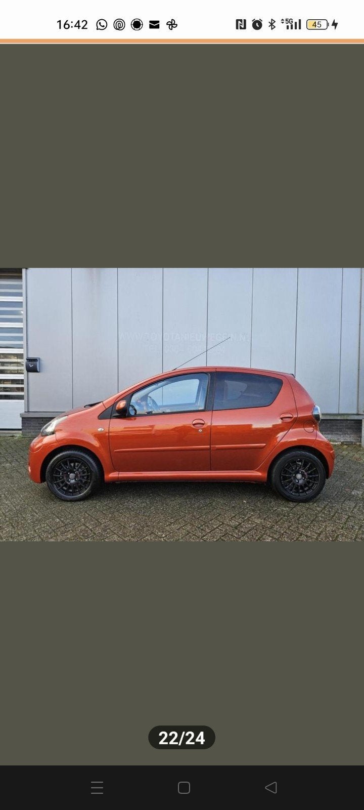 Toyota Aygo 1.0 12V Vvt-i Dynamic Orange,  2012, Overige kleuren, 4 stoelen, Origineel Nederlands, Overige kleuren