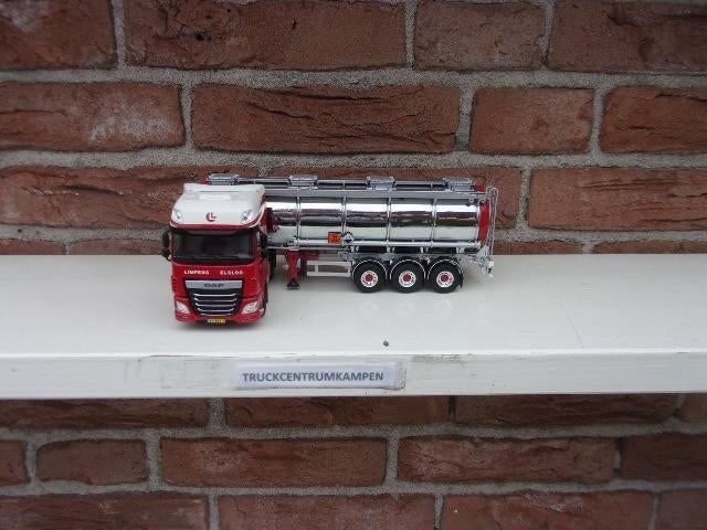 WSI  Daf  XF  SSC  + Tank  Oplegger van  Limpens., Hobby en Vrije tijd, Modelauto's | 1:50, Ophalen of Verzenden, Nieuw, Bus of Vrachtwagen