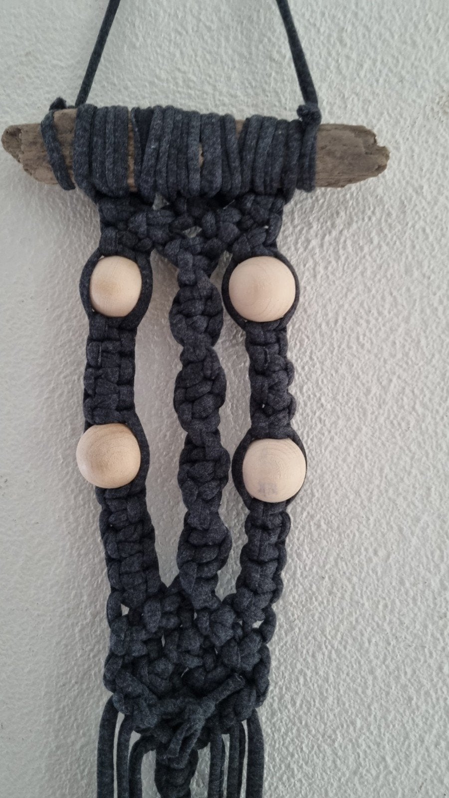 MACRAME DECORATIE, Nieuw, Ophalen of Verzenden, Natuurlijk materiaal, 15 cm