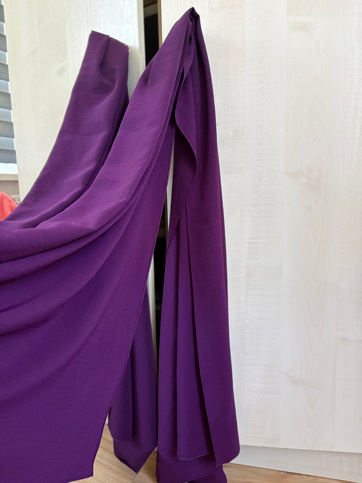 Elegante Paarse Hoofddoek, Ophalen of Verzenden, Nieuw
