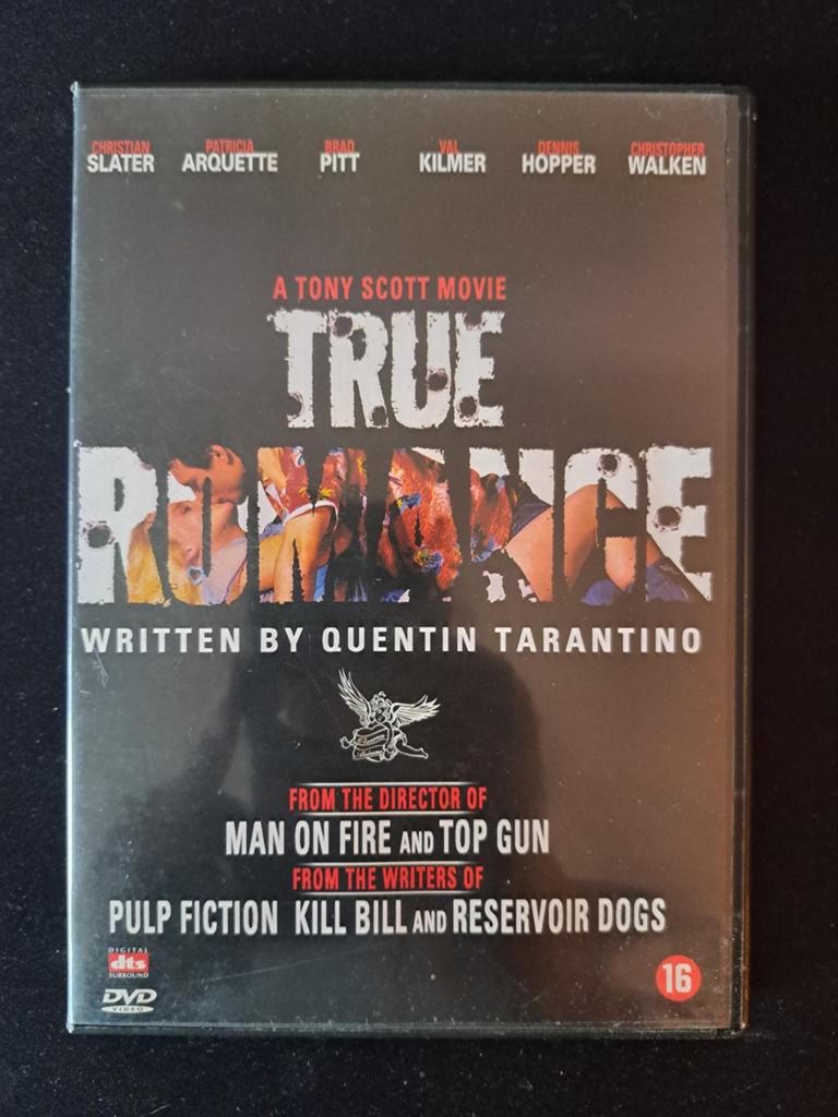 True Romance DVD - Tarantino (4 halen 3 betalen), Vanaf 16 jaar, Ophalen of Verzenden, Zo goed als nieuw, Actiethriller