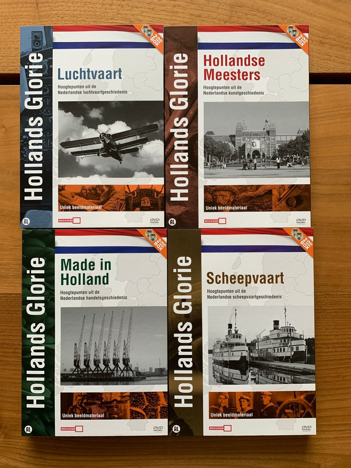 Hollands Glorie Reeks 4 Boxen / Uitgave Beeld en Geluid, Alle leeftijden, Overige genres, Nieuw in verpakking, Ophalen of Verzenden