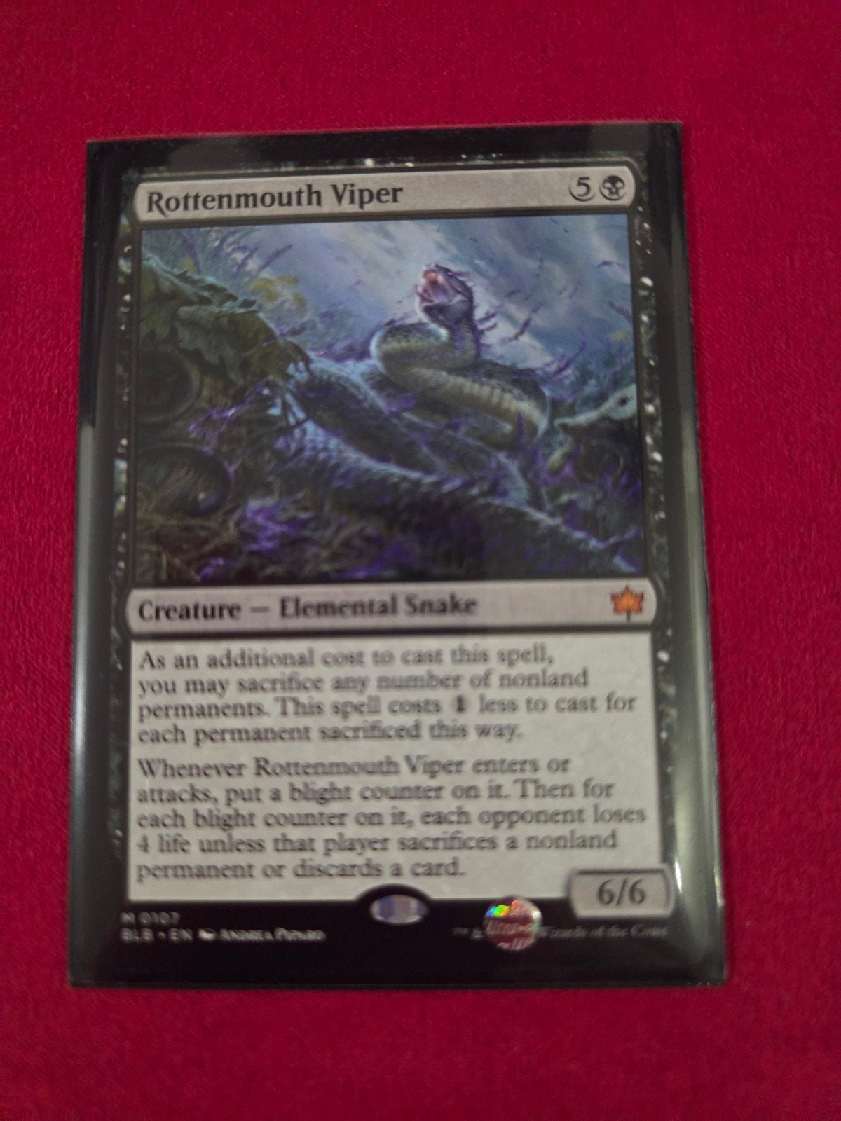 Rottenmouth Viper - BLB 107, Ophalen of Verzenden, Zo goed als nieuw, Losse kaart
