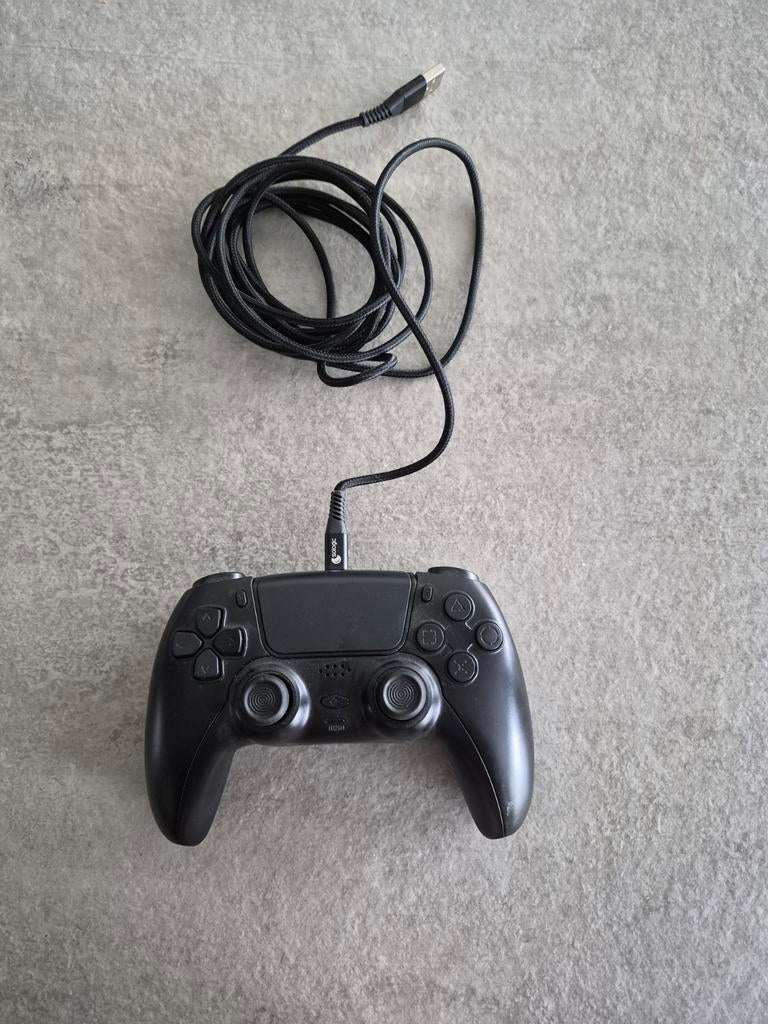 Battletron Controller voor PlayStation 4/5 - Zwart, Spelcomputers en Games, Ophalen of Verzenden, Zo goed als nieuw, Controller
