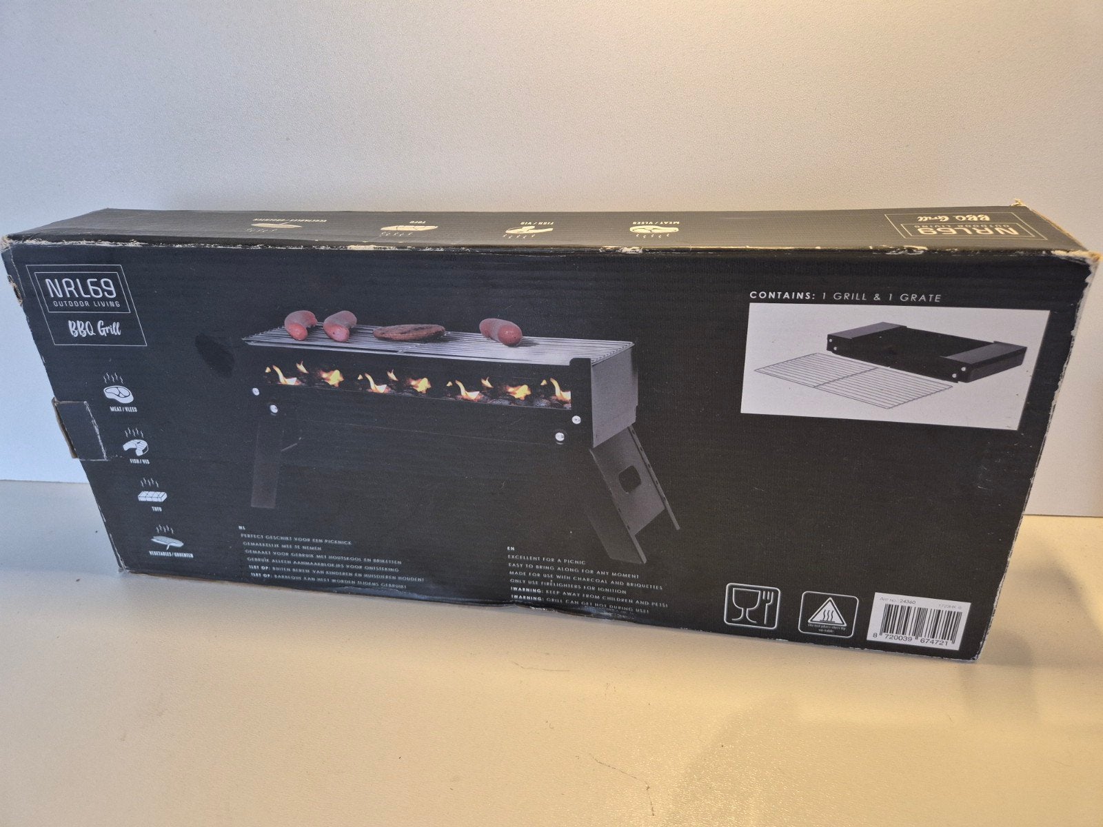 Nieuwe BBQ in doos - Ideaal voor balkon, Ophalen of Verzenden, Nieuw