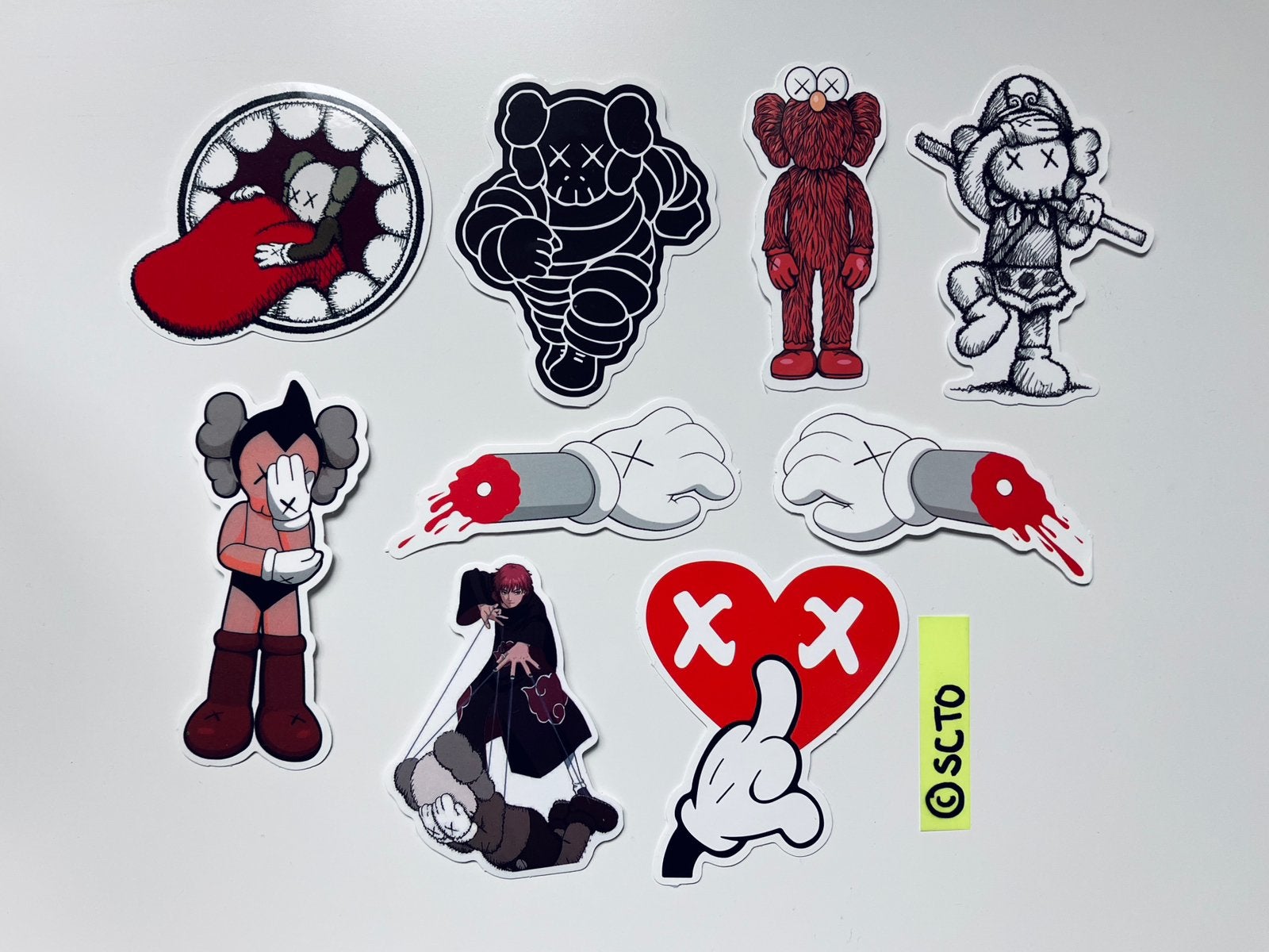 Stickers hypebeast Kaws Companion DIY laptop koffer sticker, Ophalen of Verzenden, Nieuw, Overige typen