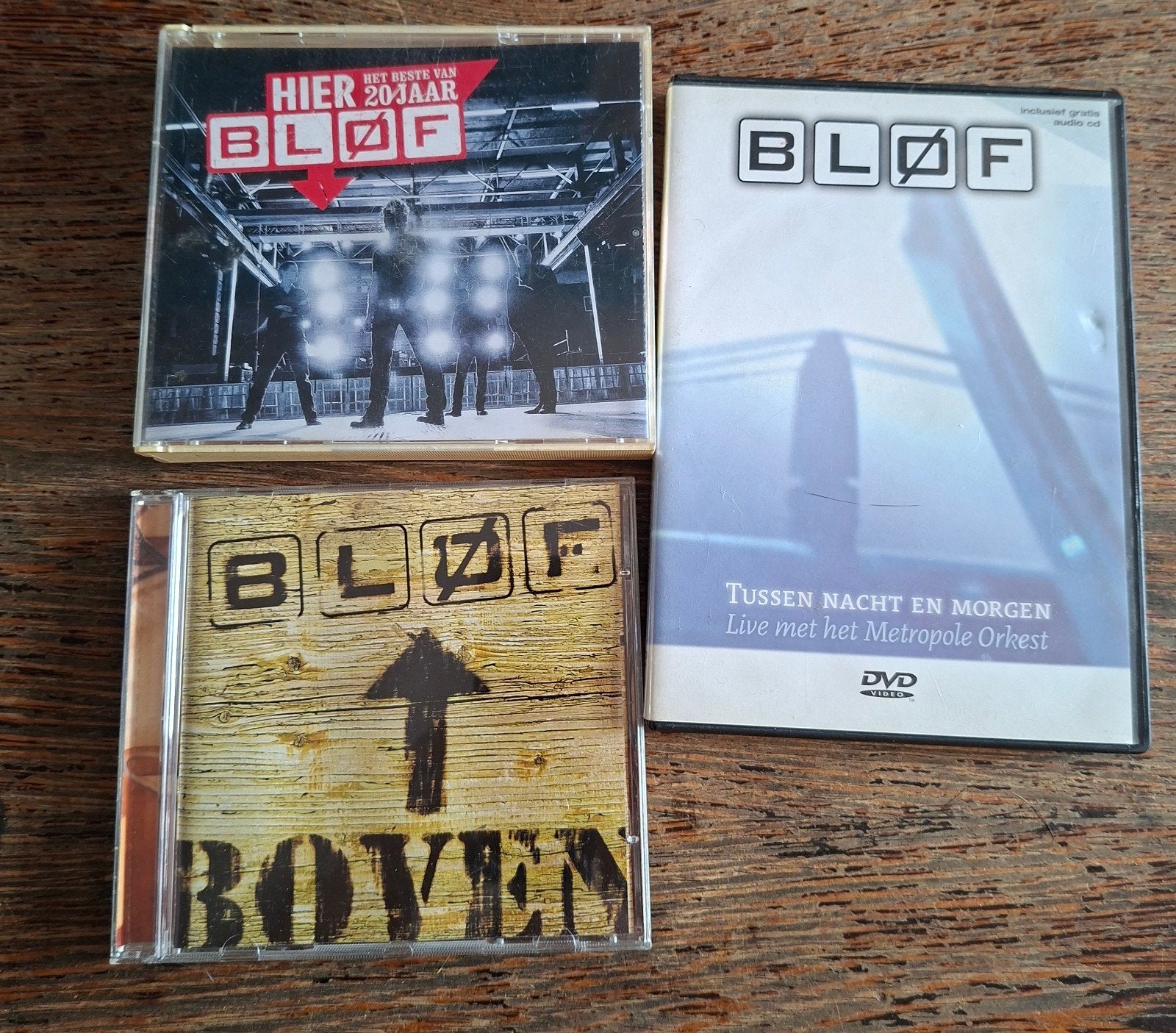 2 cd,s en dvd van  BLØF, Ophalen of Verzenden, Zo goed als nieuw, Pop, Inclusief doosje