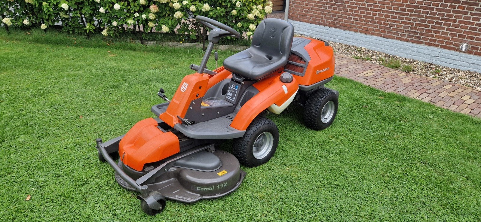 Husqvarna Rider R318 Hydrostaat 112 cm maaidek., Gebruikt, Mulchfunctie, Ophalen of Verzenden, 90 tot 120 cm