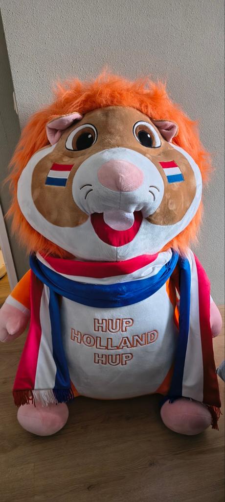 Grote Oranje Leeuw Knuffel - Hup Holland Hup, Ophalen, Oranje, Overige merken, Overige karakters