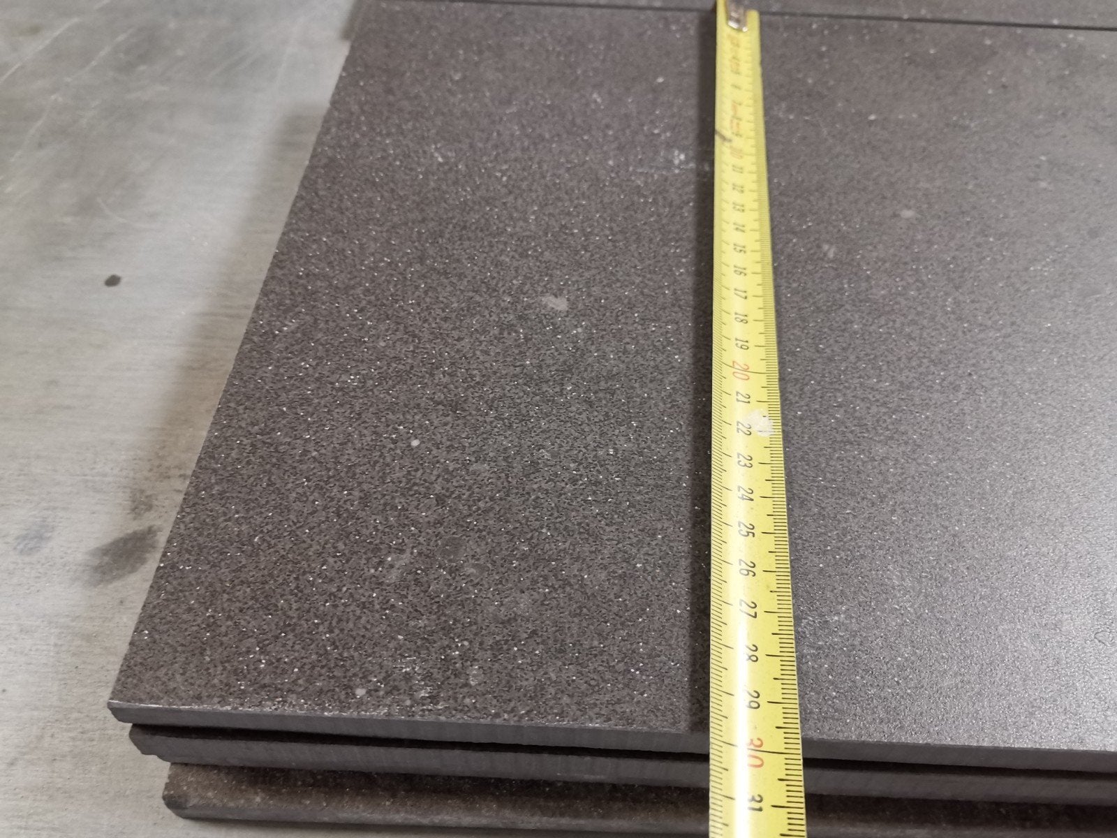 Antraciet grijs tegels 120 cm x 30 en 20 cm breed, Ophalen