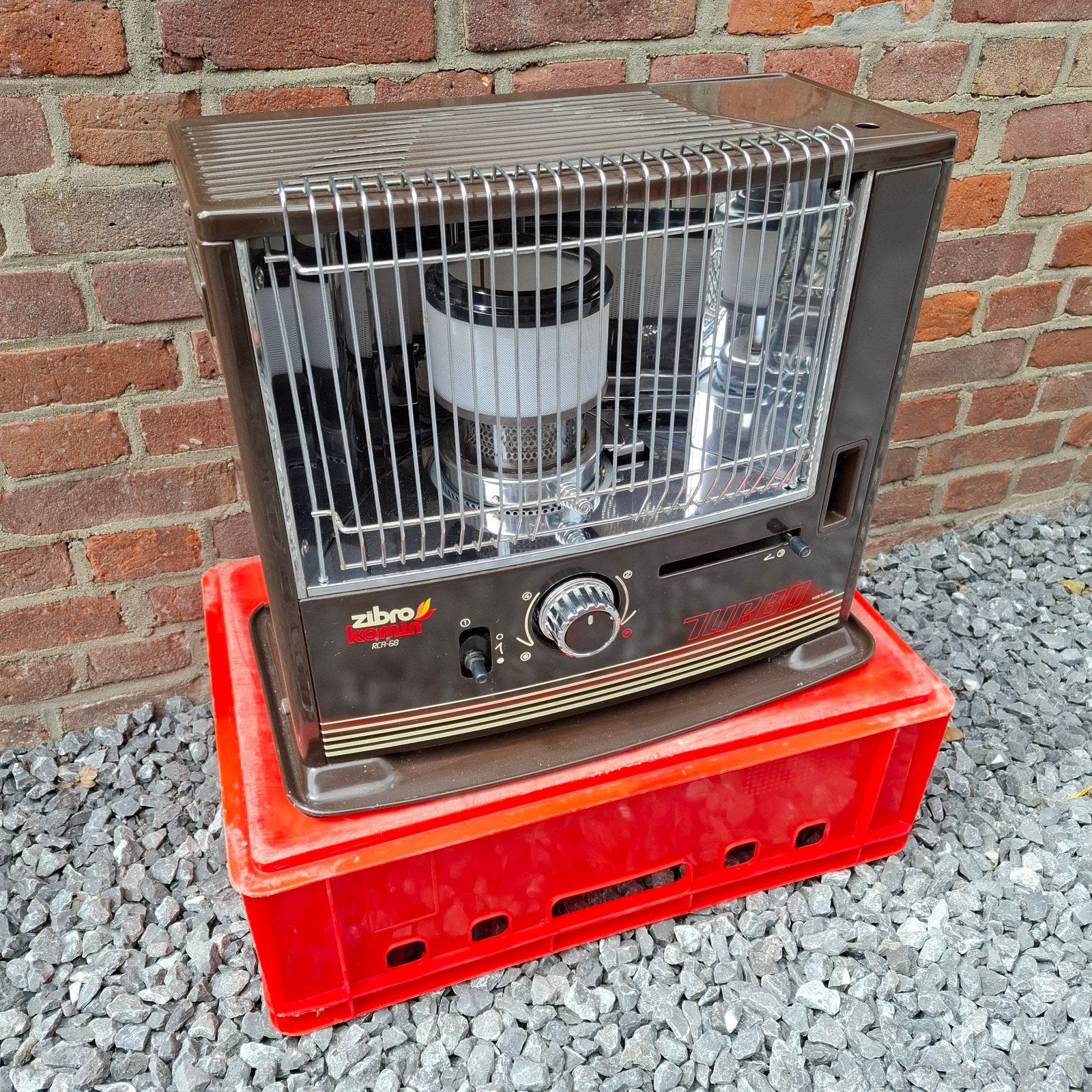 Zibro RCA 68 Turbo petroleumkachel met gloednieuwe kous., Ophalen, Zo goed als nieuw