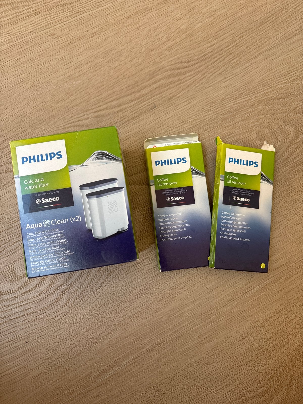 Philips Saeco waterfilter en 9 ontvettings tabletten, Ophalen, Nieuw