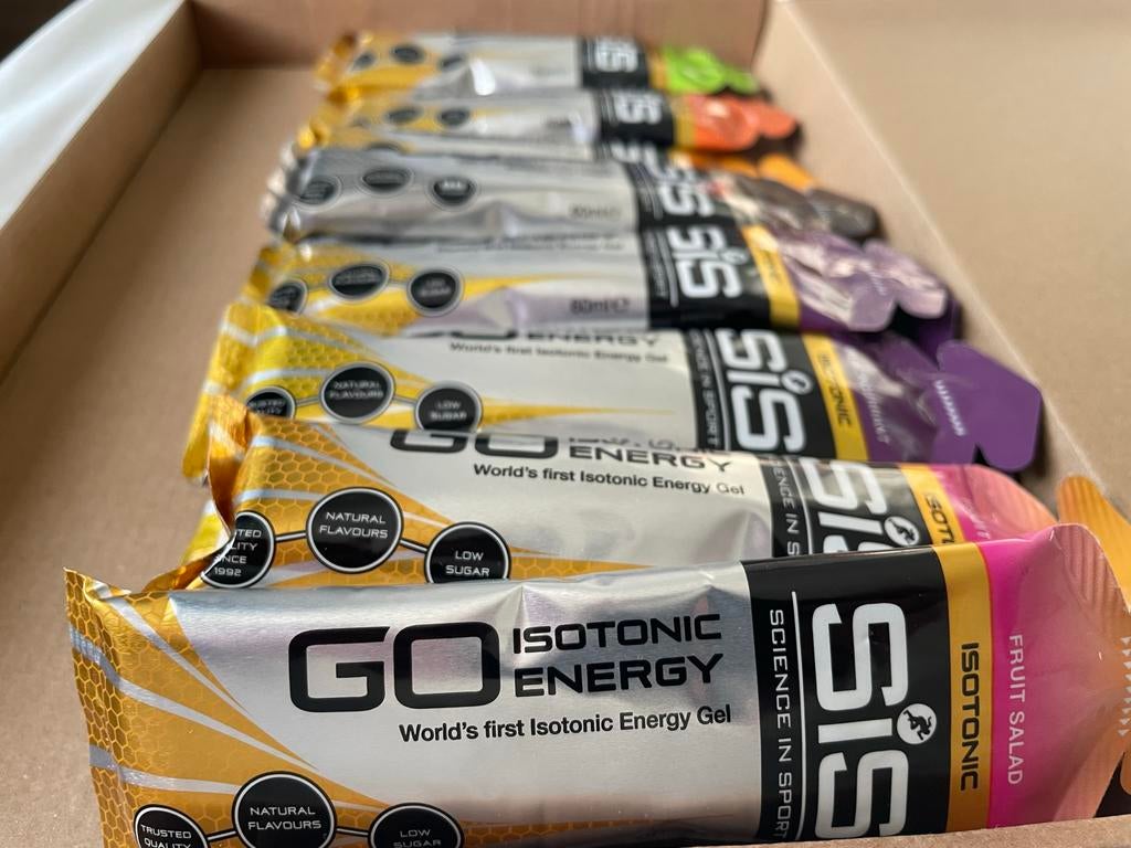 12x SIS GO Isotonic Energy Gels - Diverse Smaken, Ophalen, Zo goed als nieuw, Poeder of Drank