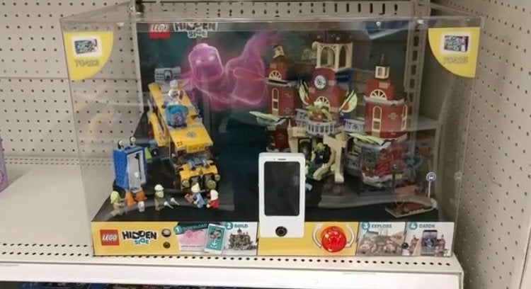 Lego hidden side display gelijmd, Ophalen, Gebruikt, Lego