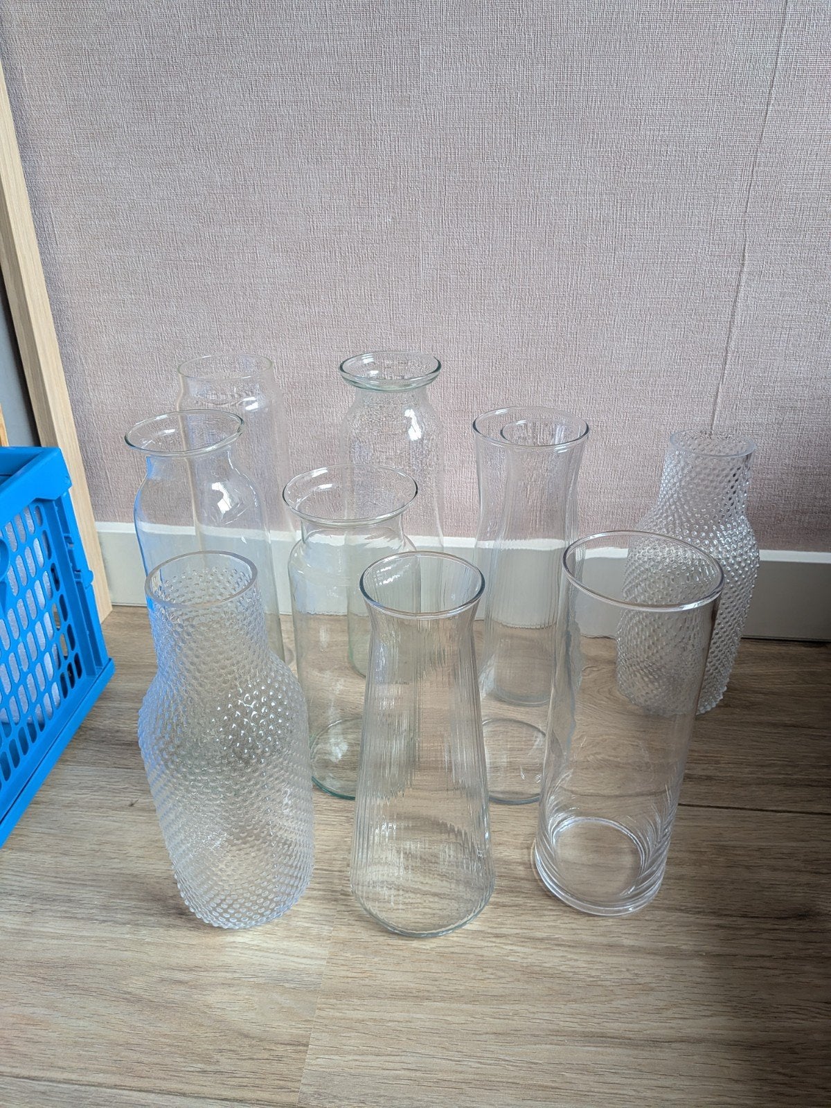 10 lange vazen (20-30 cm hoog), Ophalen