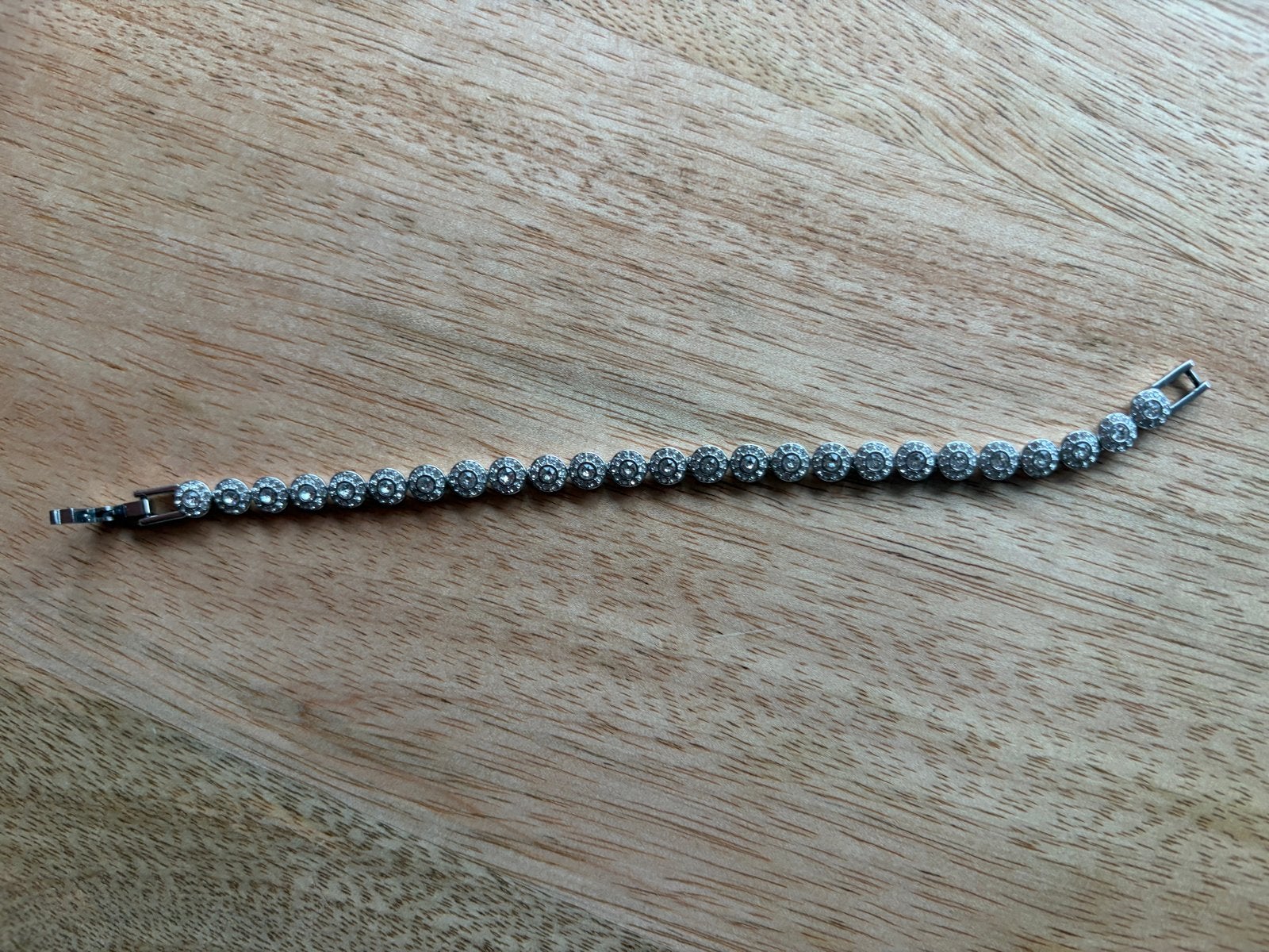 Swarovski armband met kristallen - Gebruikt, Met kristal, Overige materialen, Gebruikt, Ophalen of Verzenden