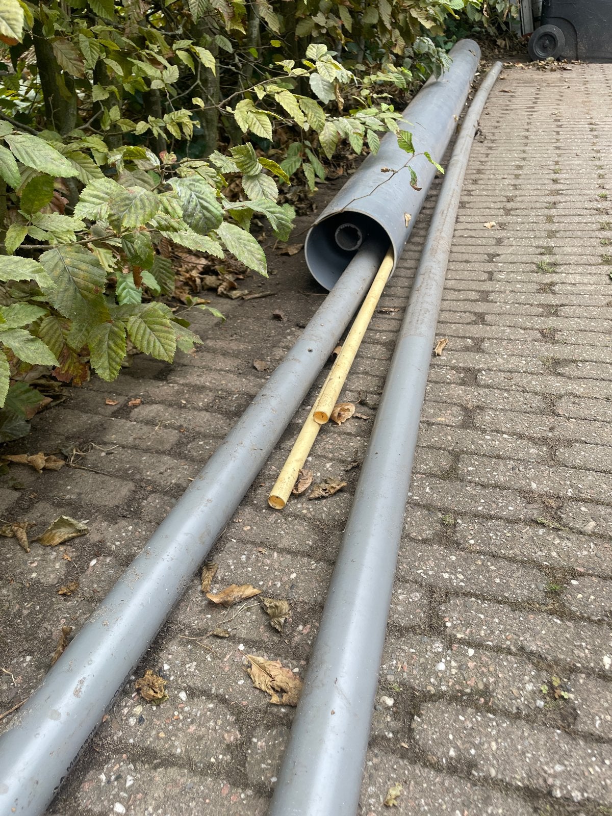 Gratis af te halen: Diverse PVC buizen, Ophalen, Gebruikt, Pvc, 6 meter of meer