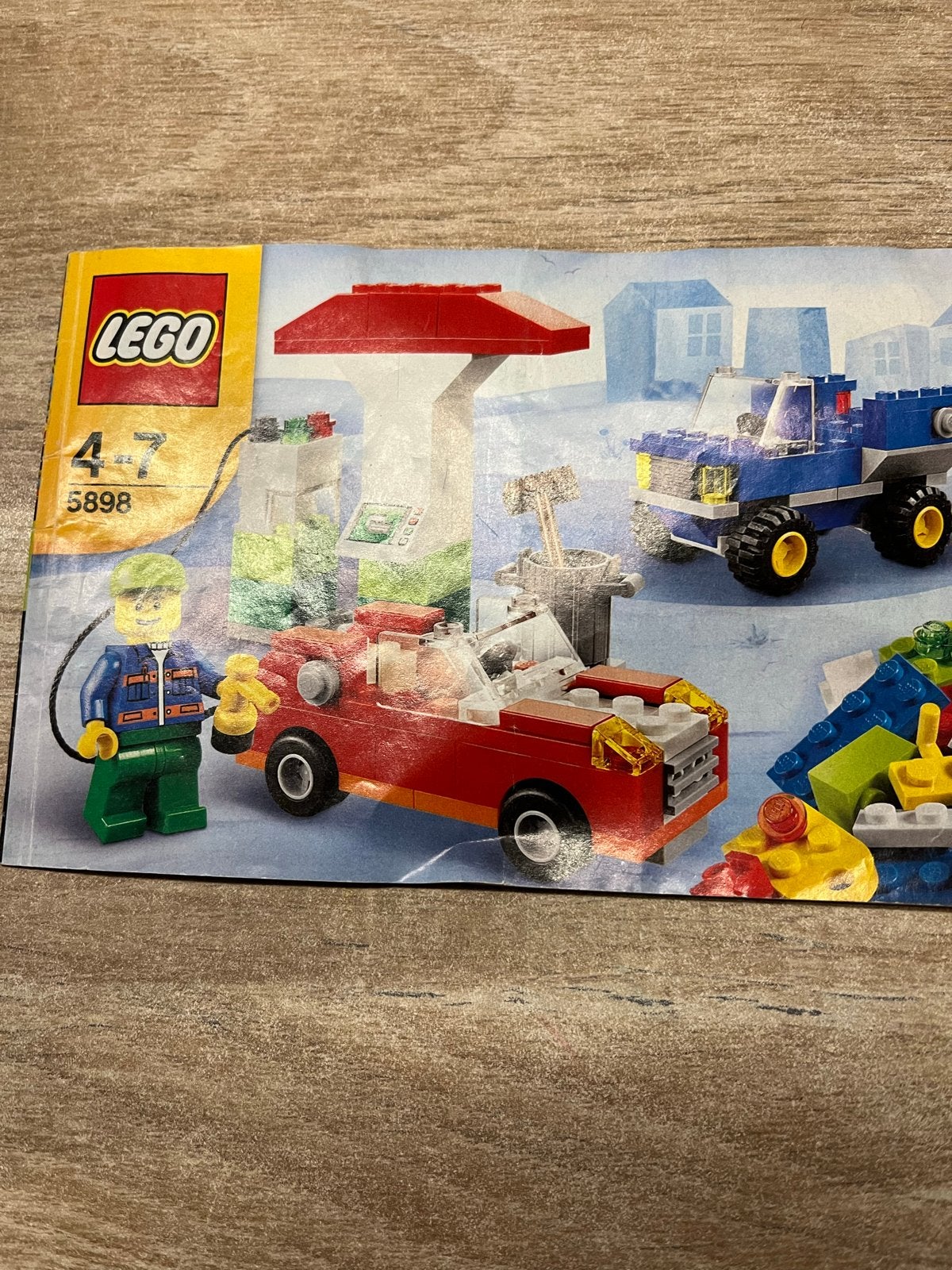 Lego Creator 5898 Auto's en Tankstation, Gebruikt, Lego, Ophalen of Verzenden, Compleet