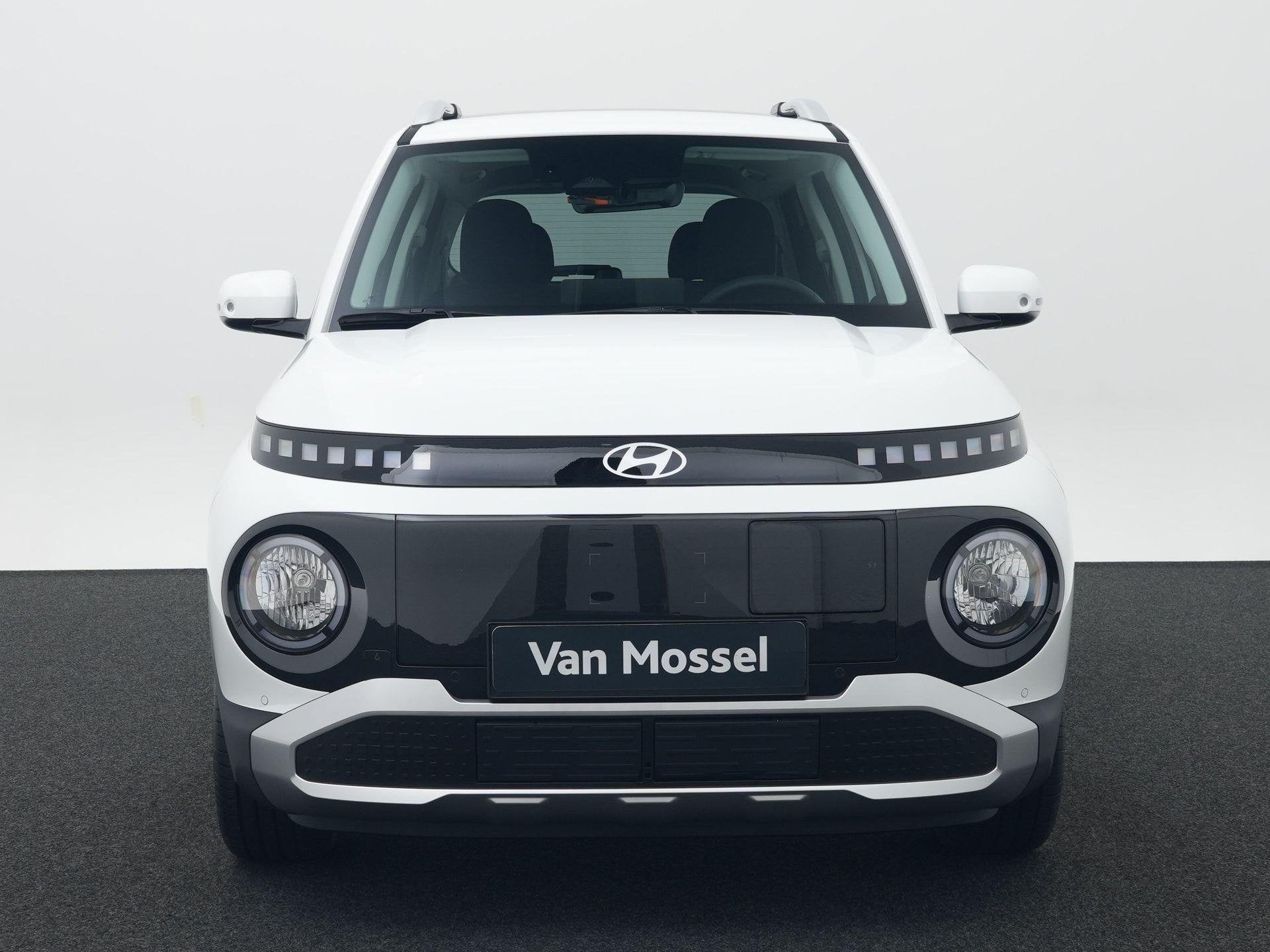 Hyundai INSTER Pulse Advanced 42 kWh | Schuif-/kanteldak | S, Auto's, Stof, Zwart, Met garantie (alle), Wit