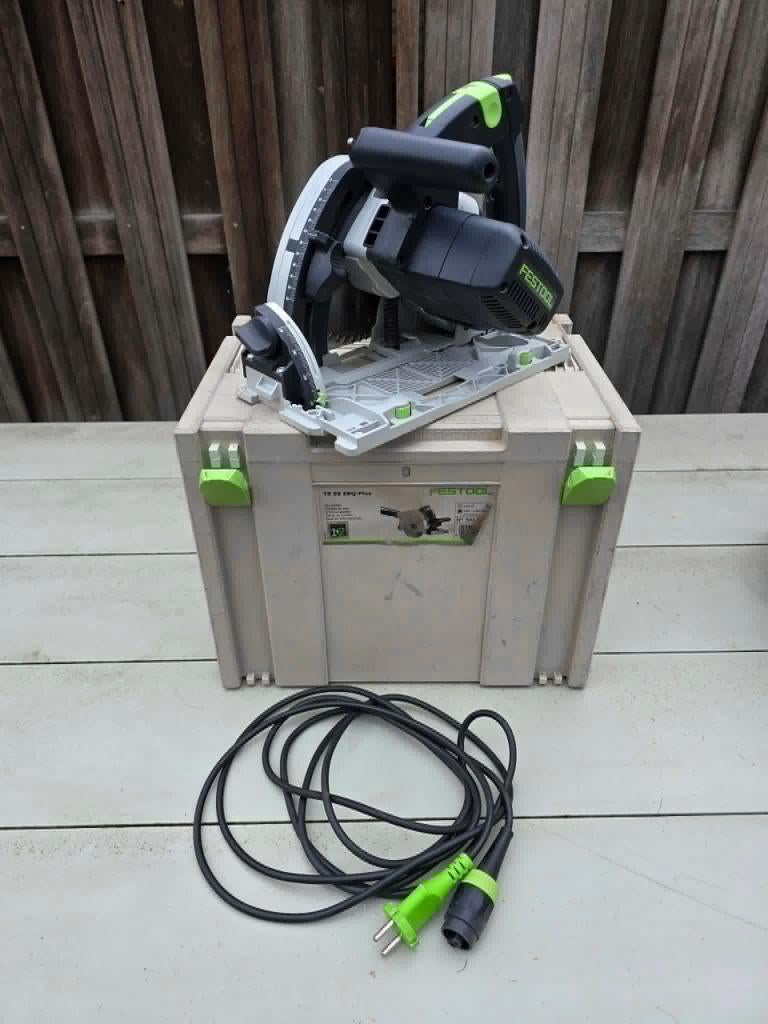 Festool cirkelzaag set, Ophalen, Cirkelzaag, 600 tot 1200 watt, Zo goed als nieuw