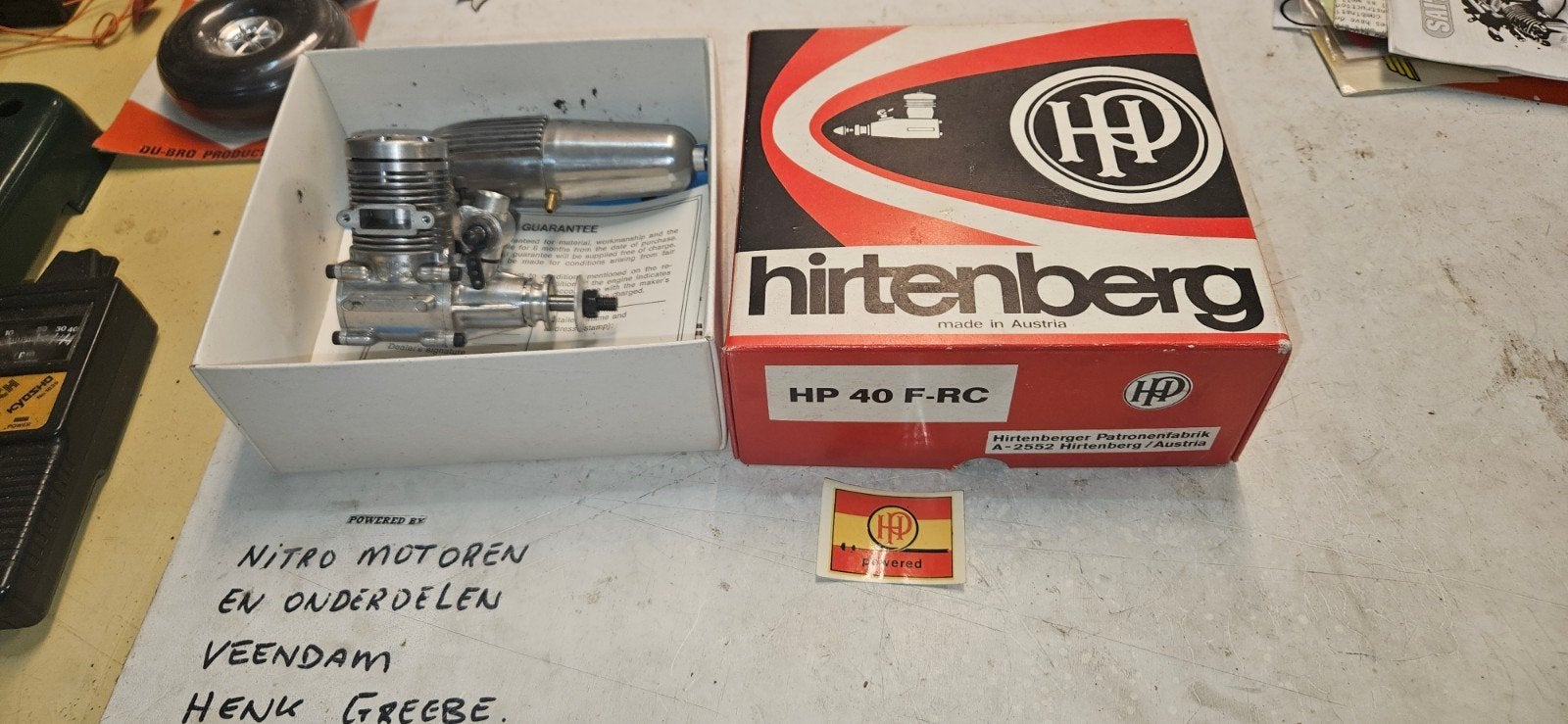 HP 40 F-RC SilverStar., Hobby en Vrije tijd, Ophalen of Verzenden, Zo goed als nieuw, Nitro, RTF (Ready to Fly)