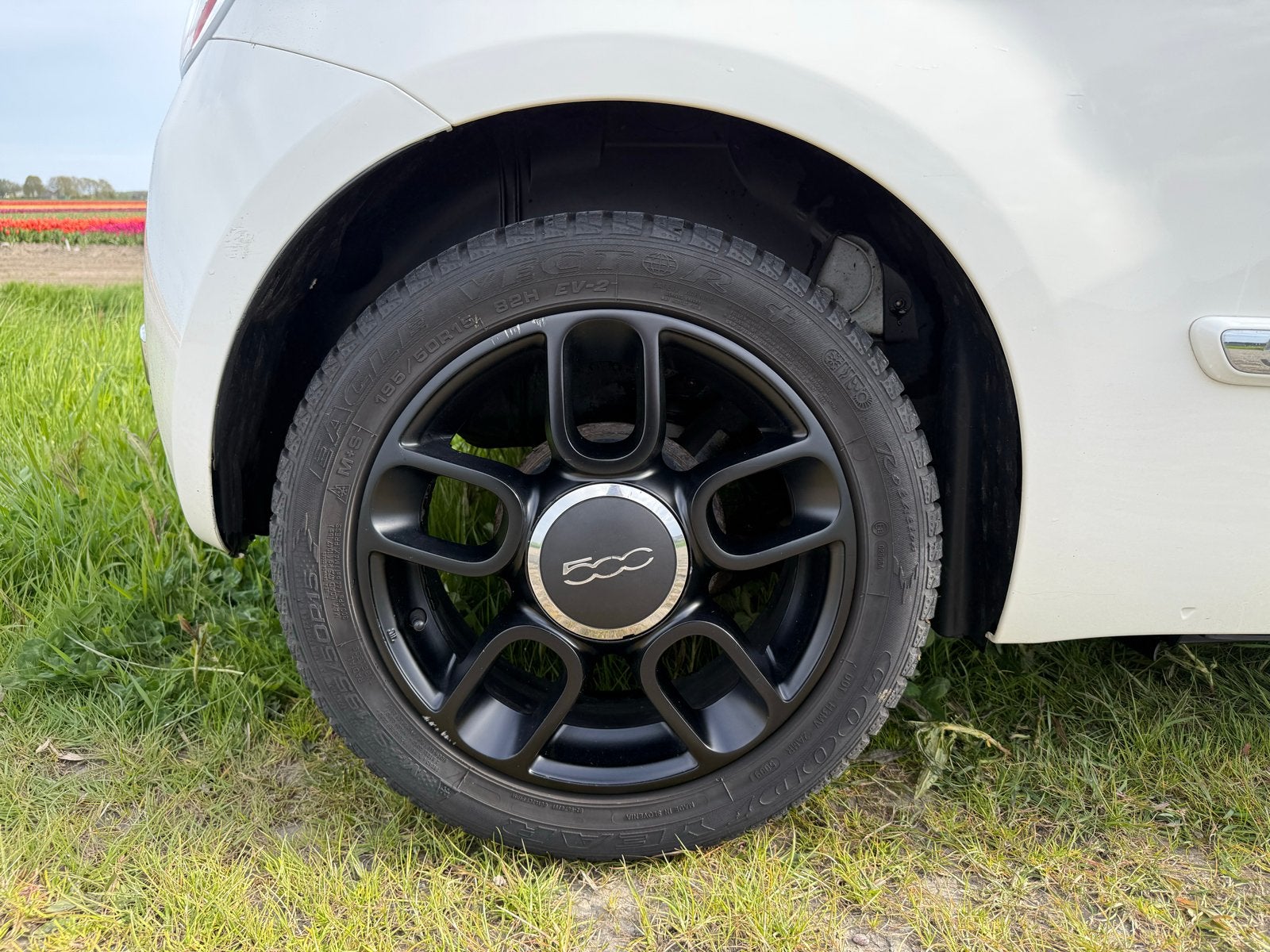 Originele 15” winterset Fiat 500, Auto-onderdelen, Ophalen, Gebruikt, 15 inch, Banden en Velgen