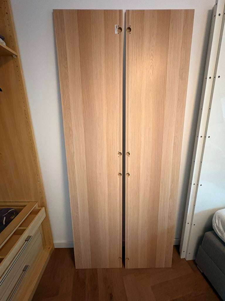 Twee IKEA Pax deuren 236x50 cm (zonder scharnieren), Ophalen, 200 cm of meer, 50 tot 100 cm, Zo goed als nieuw