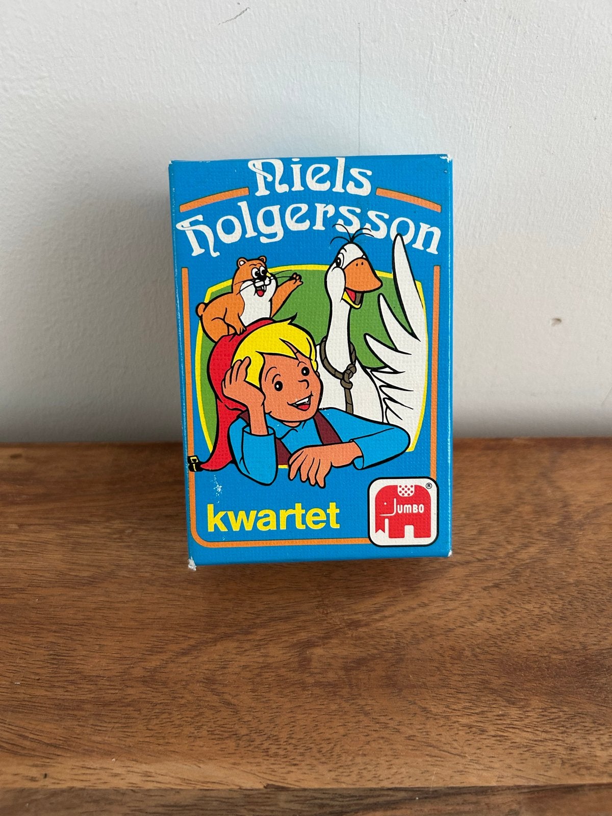 Niels Holgersson Kwartetspel - Vintage Jumbo, Drie of vier spelers, Ophalen of Verzenden, Gebruikt