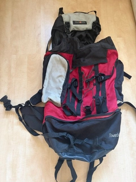 Rugzak 65 liter, Ophalen of Verzenden, Gebruikt, Rugzak