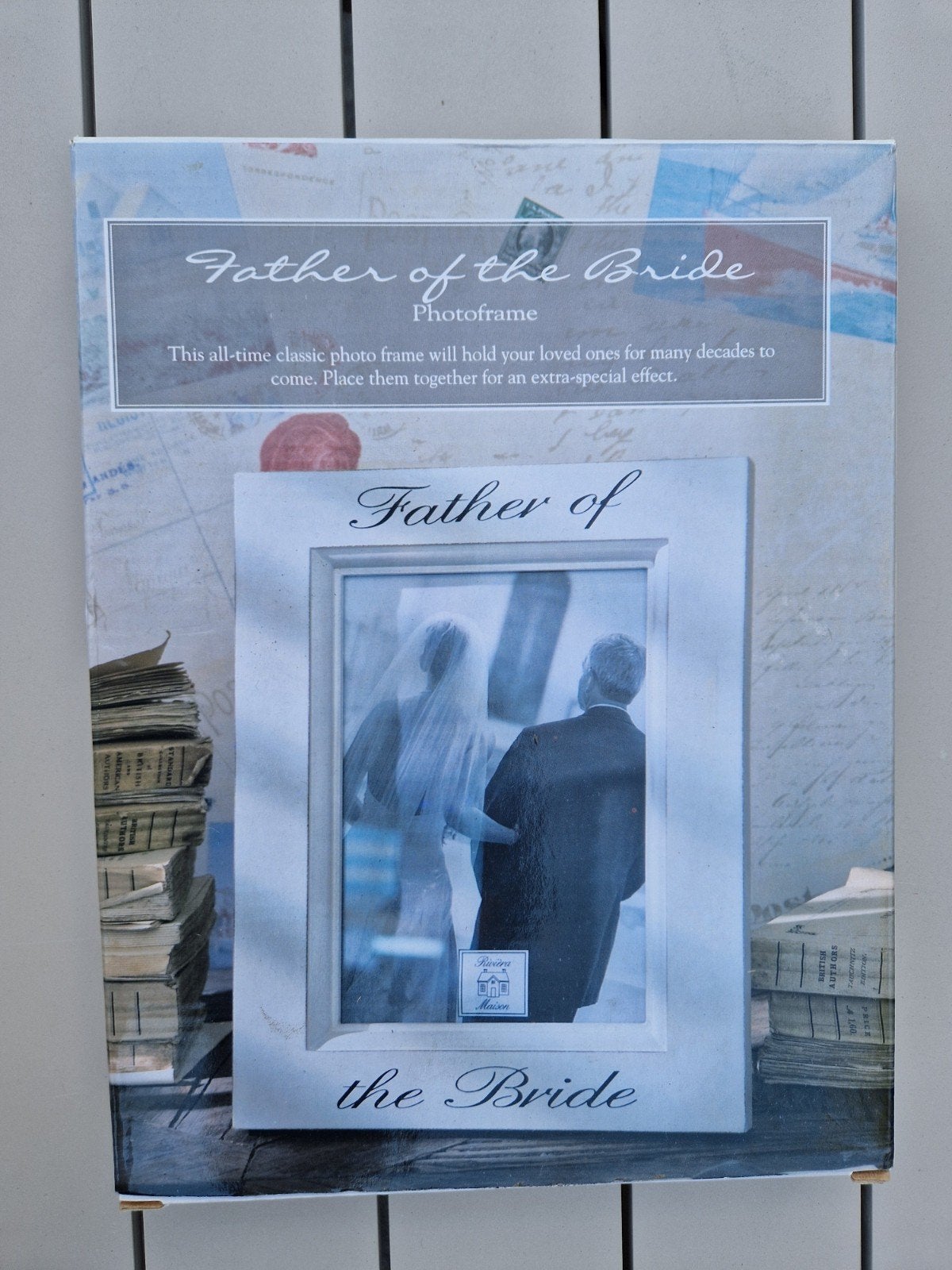 Riviera Maison Fotolijst 'Father of the Bride' Nieuw, Nieuw, Ophalen of Verzenden, Fotolijst, Wit