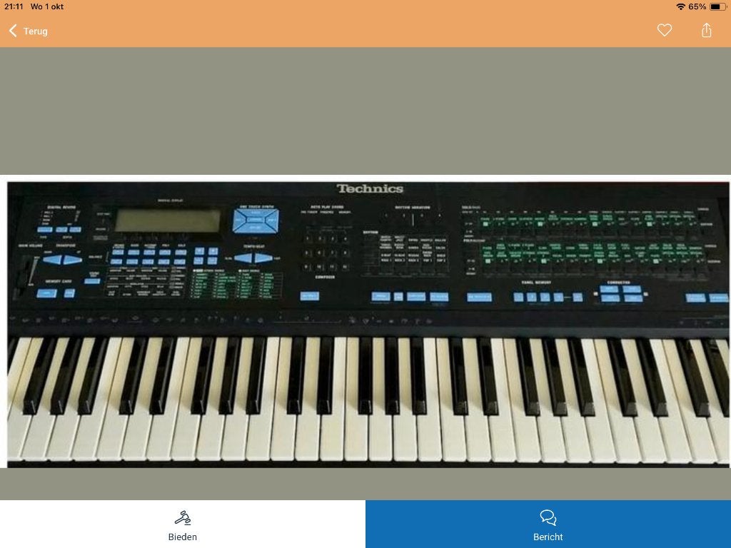 Keyboard Technic AX7, Muziek en Instrumenten, Ophalen, Midi-aansluiting, Technics, 61 toetsen