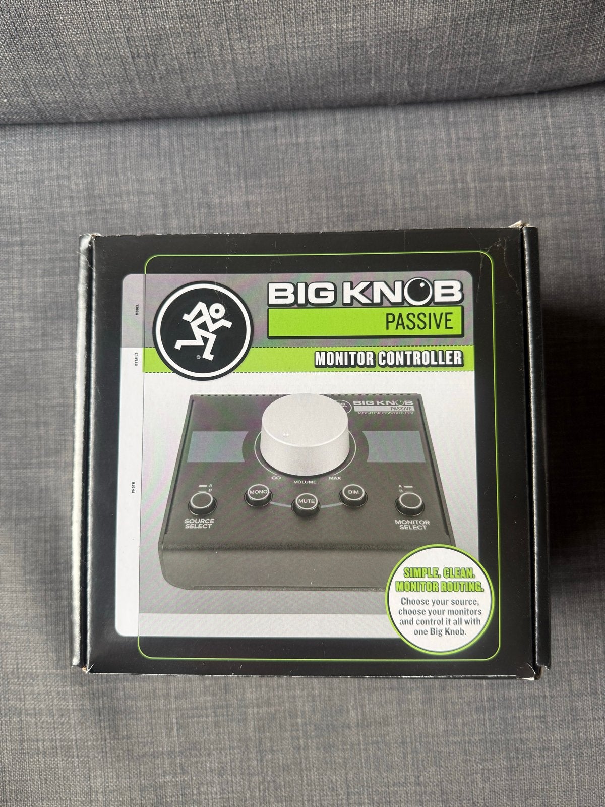 Mackie Big Knob Passive Monitor Controller, Muziek en Instrumenten, Mengpanelen, Ophalen of Verzenden, Zo goed als nieuw, Minder dan 5 kanalen