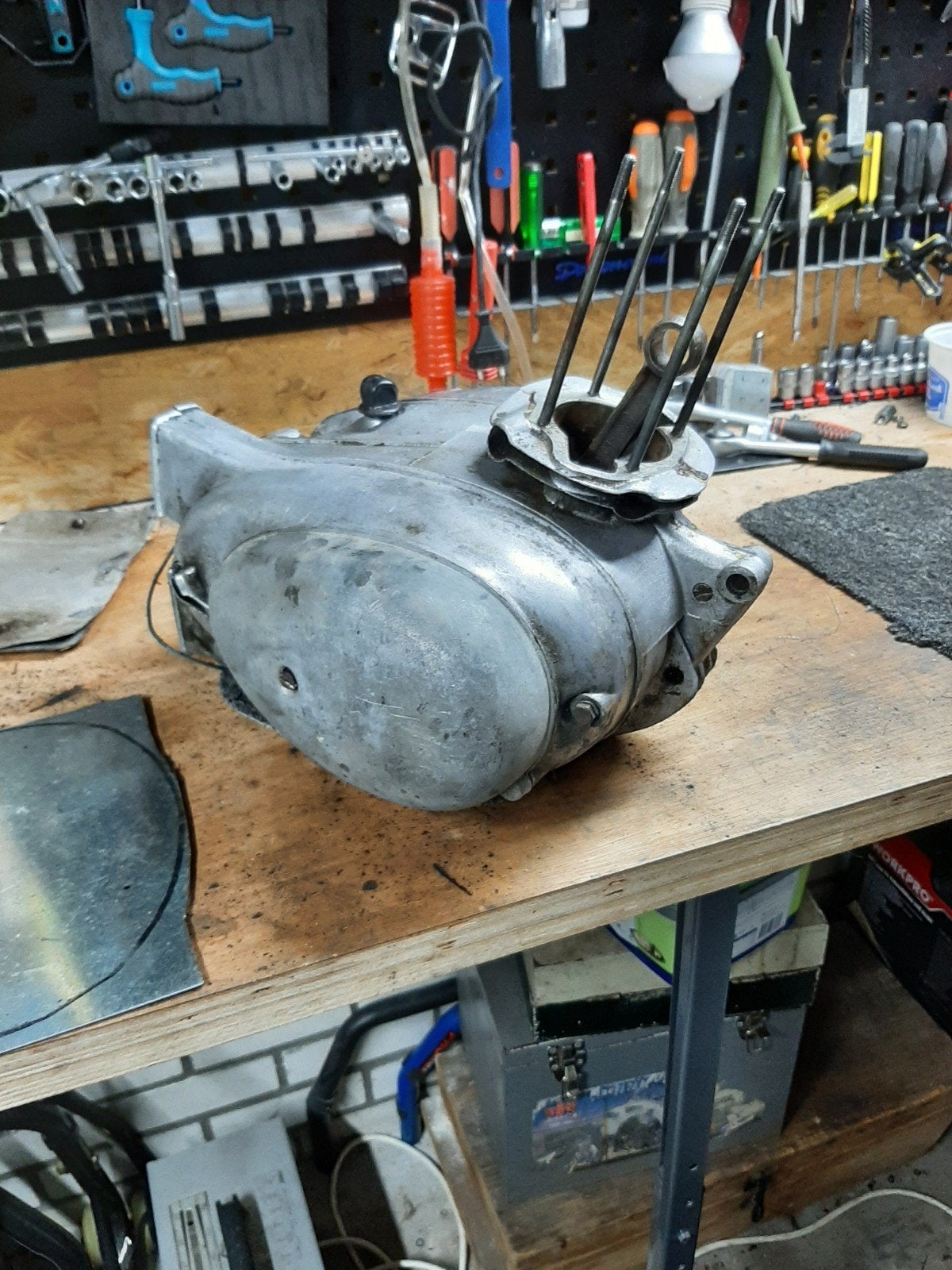 MZ es ts 125 150 motorblok, Ophalen, Gebruikt