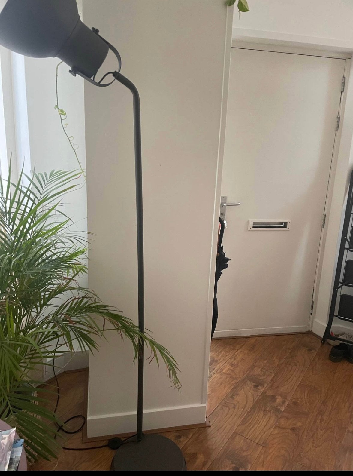 Zwarte staanlamp ikea, Ophalen, Gebruikt, 150 tot 200 cm