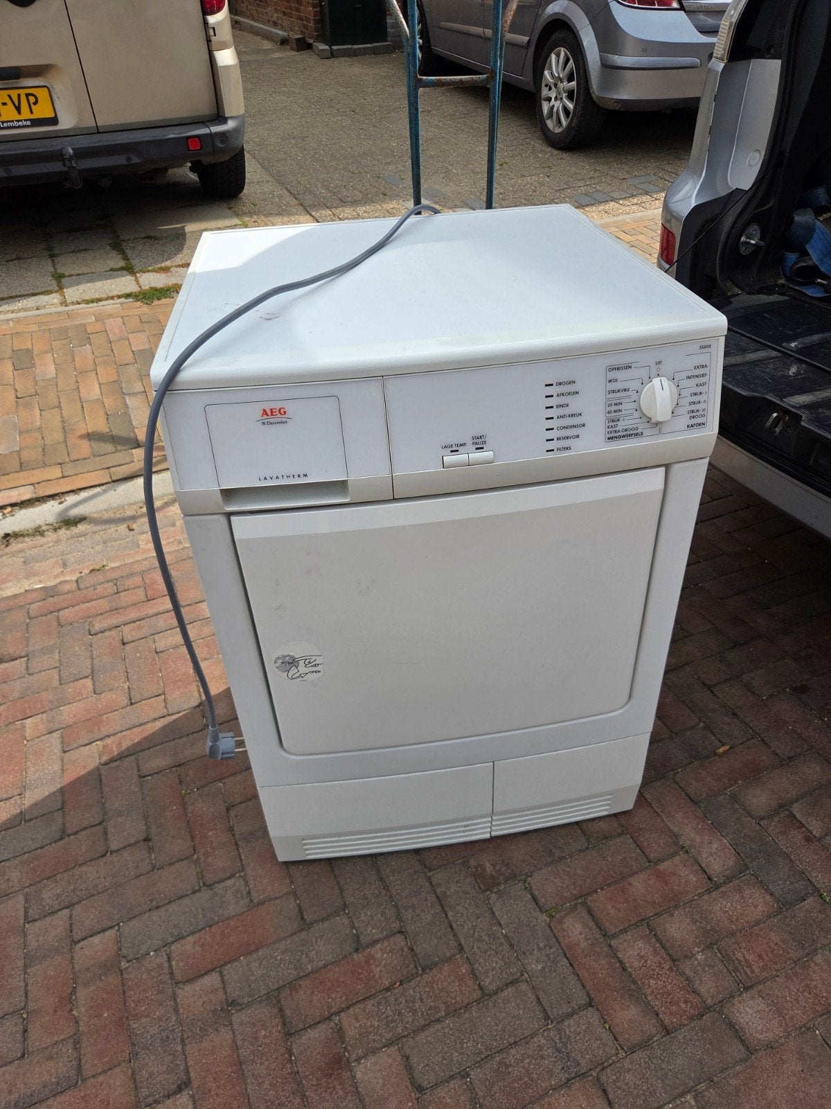 AEG Lavatherm condensdroger, Witgoed en Apparatuur, Wasdrogers, Ophalen