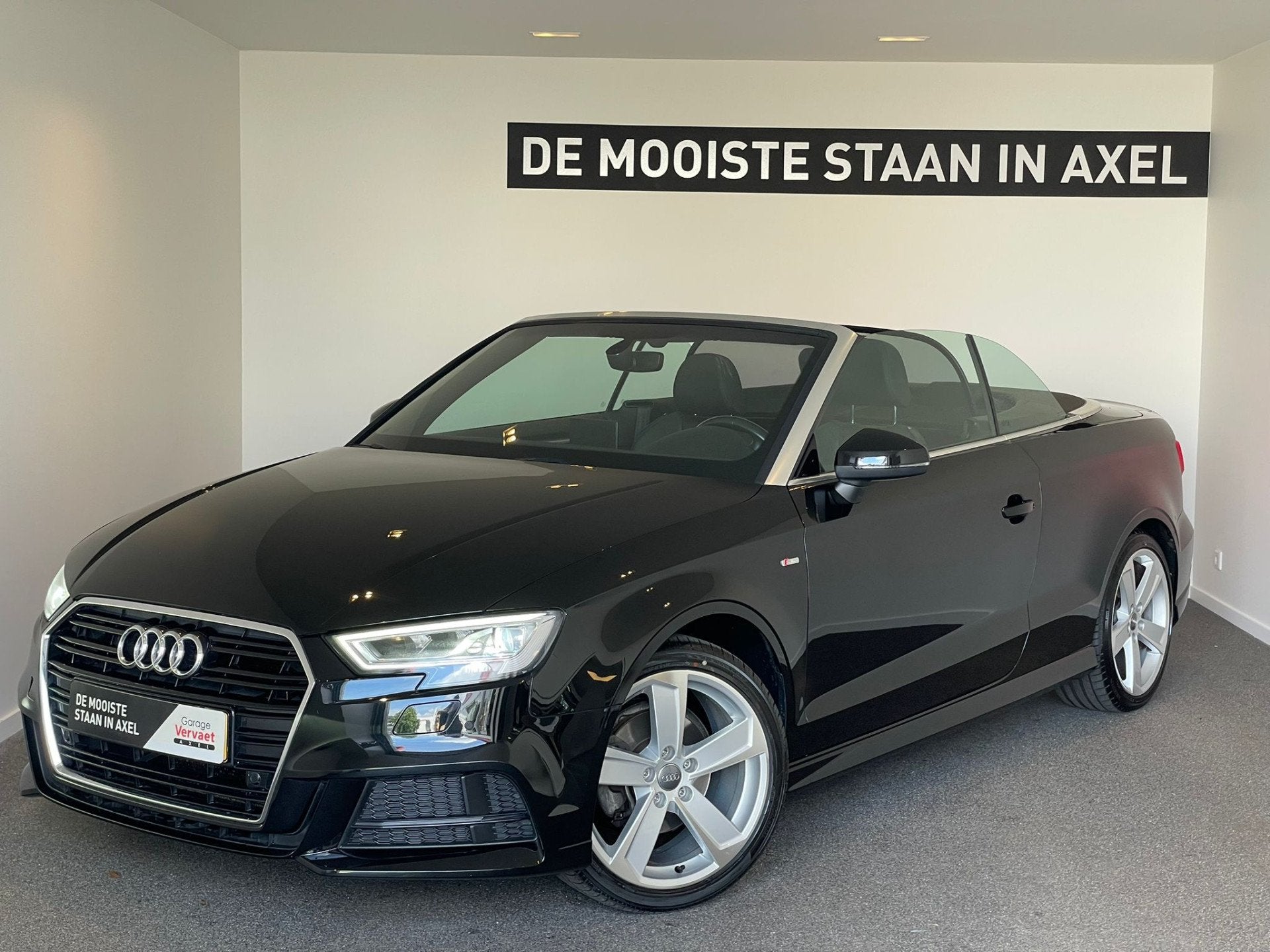 Audi A3 Cabriolet 35 TFSI CoD Sport S Line Edition, Auto's, Audi, Automaat, 4 cilinders, 4 stoelen, Zwart