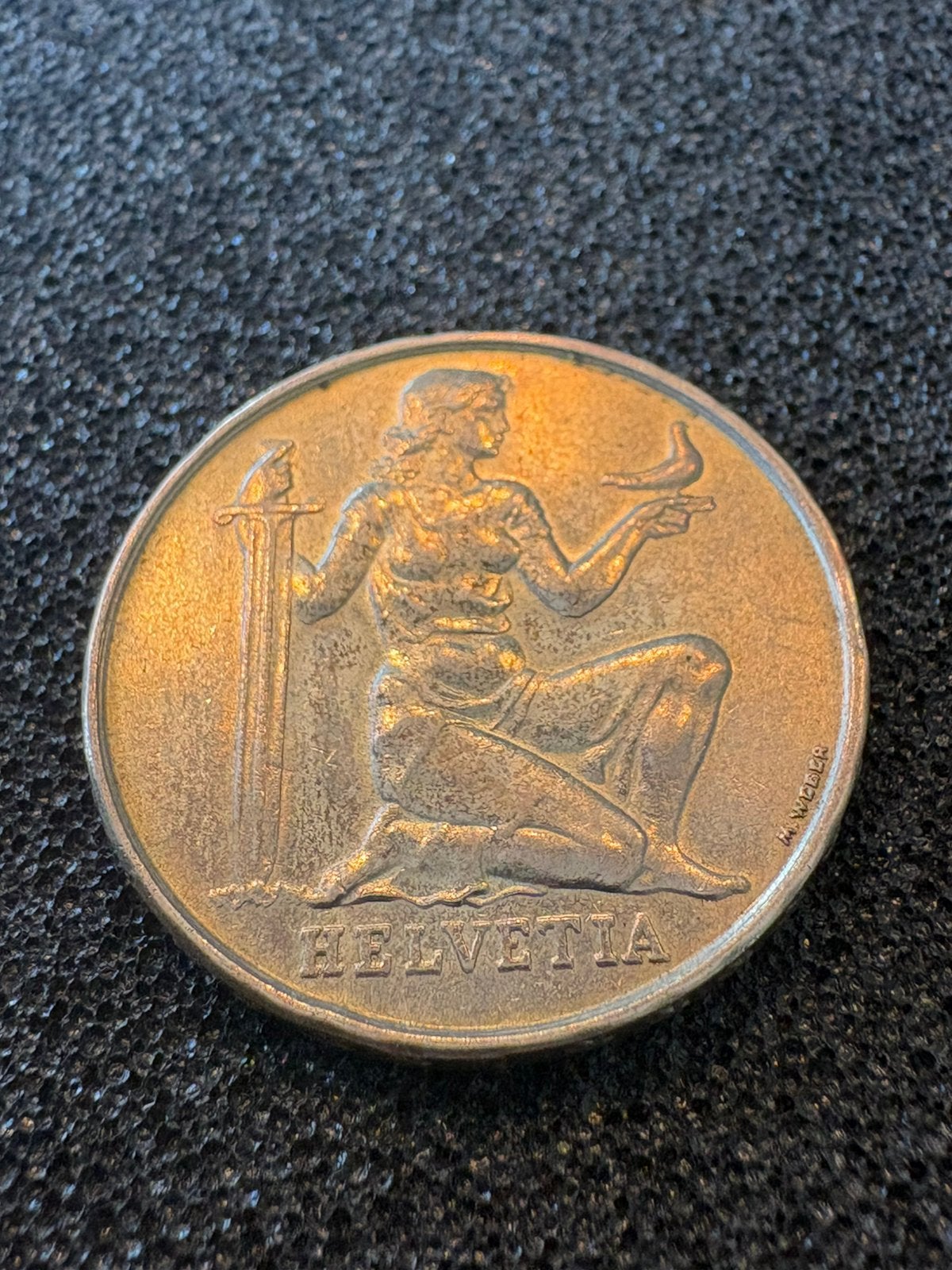 Prachtige 5 franc zwitserland, Verzenden, Buitenland, Munten