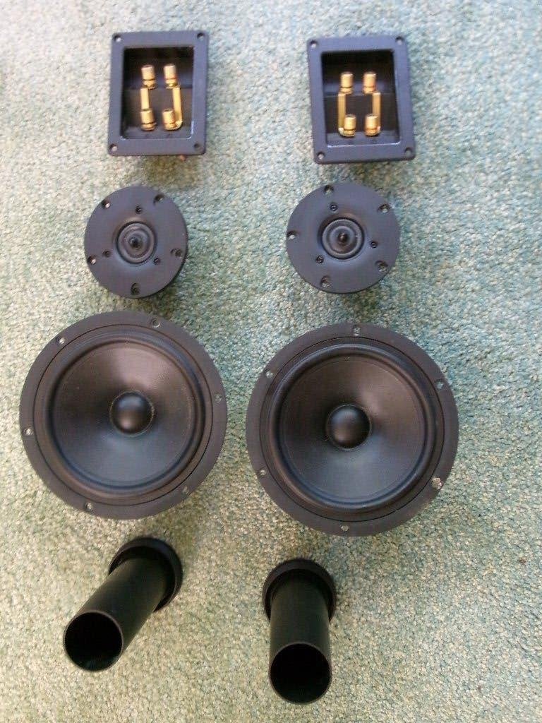 zelfbouw luidsprekers Scanspeak en Vifa, Zo goed als nieuw, Minder dan 60 watt, Front, Rear of Stereo speakers, Ophalen