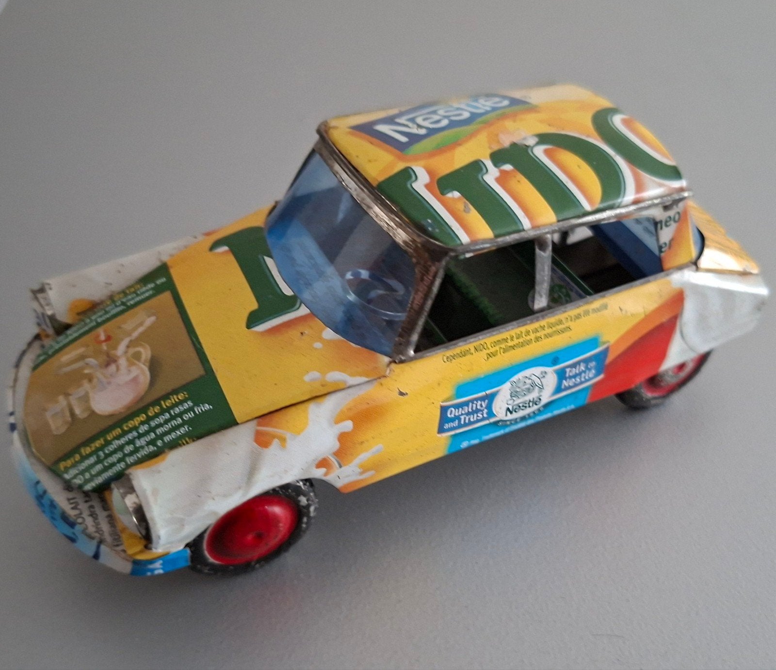 Vintage Nestlé blikken speelgoedauto Citroën DS, Verzenden, Gebruikt